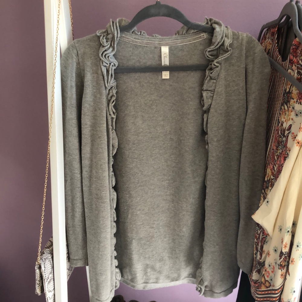 GREY CARDIGAN